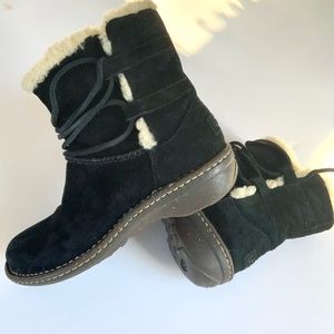 UGG womens  black suede boots